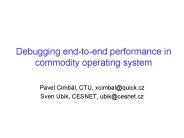 Debugging end-to-end performance in commodity operating system
