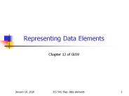 Representing Data Elements