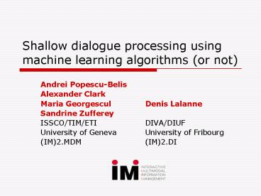 presentation player overlay
