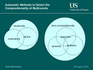 Automatic Methods to Detect the Compositionality of Multiwords