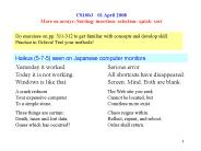 CS100J    31 October 2006 Arrays: searching