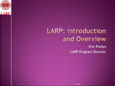 LARP:%20Introduction%20and%20Overview