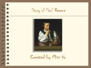 Story of Paul Revere PowerPoint PPT Presentation