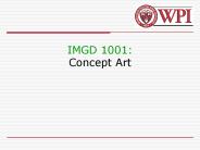 IMGD 1001: Concept Art