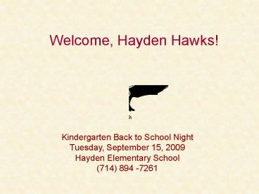 Welcome, Hayden Hawks!
