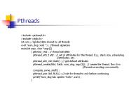 Pthreads