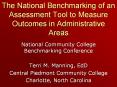 The%20National%20Benchmarking%20of%20an%20Assessment%20Tool%20to%20Measure%20Outcomes%20in%20Administrative%20Areas PowerPoint PPT Presentation