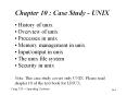 Chapter 10 : Case Study - UNIX PowerPoint PPT Presentation