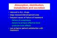 Absorption, distribution, metabolism and excretion PowerPoint PPT Presentation