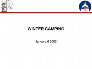 WINTER CAMPING