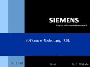 Software Modeling, UML