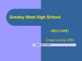 Greeley West High School PowerPoint PPT Presentation