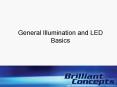 General Illumination and LED Basics PowerPoint PPT Presentation