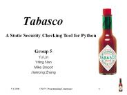 CS655: Programming Languages