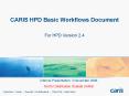 CARIS HPD Basic Workflows Document PowerPoint PPT Presentation