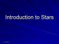 Introduction to Stars PowerPoint PPT Presentation