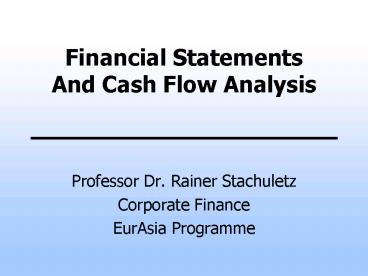 Professor Dr' Rainer Stachuletz