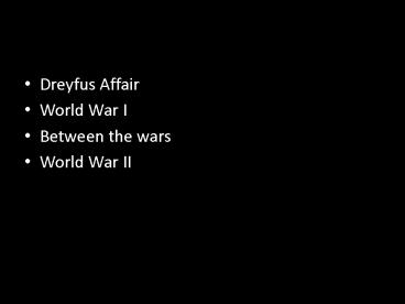 Dreyfus Affair