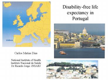 Disabilityfree life expectancy in Portugal