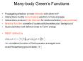 Manybody Greens Functions PowerPoint PPT Presentation