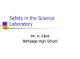 Safety in the Science Laboratory PowerPoint PPT Presentation