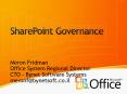 SharePoint Governance PowerPoint PPT Presentation