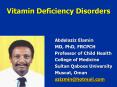 Vitamin Deficiency Disorders PowerPoint PPT Presentation