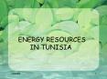 ENERGY RESOURCES IN TUNISIA PowerPoint PPT Presentation