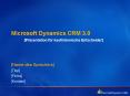 Microsoft Dynamics CRM 3'0 Prsentation fr kaufmnnische Entscheider PowerPoint PPT Presentation