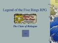 Legend of the Five Rings RPG PowerPoint PPT Presentation