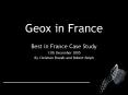 Geox in France PowerPoint PPT Presentation