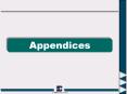 Appendices PowerPoint PPT Presentation