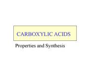 CARBOXYLIC ACIDS
