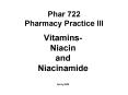 Phar 722 Pharmacy Practice III PowerPoint PPT Presentation
