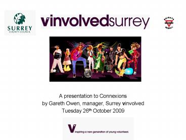 A presentation to Connexions