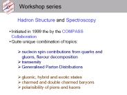 Workshop series