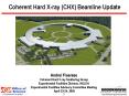 Coherent Hard X-ray (CHX) Beamline Update PowerPoint PPT Presentation