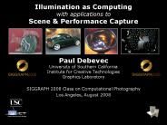 Illumination as Computing with applications to Scene