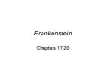 Frankenstein PowerPoint PPT Presentation
