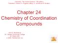 Chapter 24 Chemistry of Coordination Compounds PowerPoint PPT Presentation