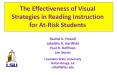 The Effectiveness of Visual Strategies in Reading Instruction for AtRisk Students PowerPoint PPT Presentation