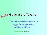 Higgs at the Tevatron