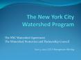 The New York City Watershed Program PowerPoint PPT Presentation