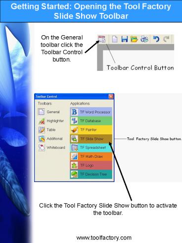 presentation player overlay