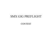 SMX GIG PREFLIGHT