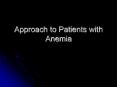 Approach to Patients with Anemia PowerPoint PPT Presentation