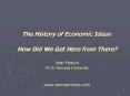 The%20History%20of%20Economic%20Ideas: PowerPoint PPT Presentation