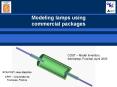 Modeling lamps using commercial packages PowerPoint PPT Presentation
