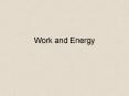 Work and Energy PowerPoint PPT Presentation