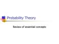Probability Theory PowerPoint PPT Presentation